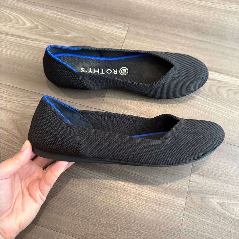 Rothy's Women's Black Flats 8.5 W